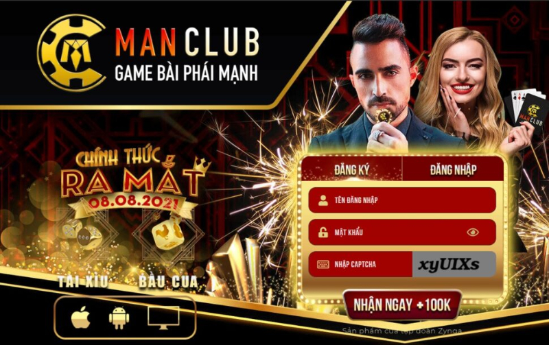 Man Club – Game bài trực tuyến cho quý ông