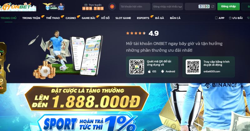 Hướng dẫn tải app Onbet dành cho các cược thủ 